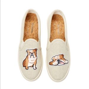 Soludos Bulldog Embroidered Slip On Sneakers
